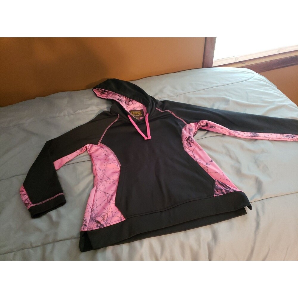 WOMAN'S/JUNIORS SIZE:SMALL BY:GAMEHIDE NAKED NORTH PINK/BLACK CAMO HOODIE*NWOT*